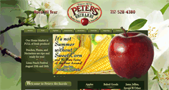 Desktop Screenshot of peters-orchards.com